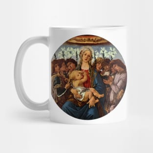 Madonna and Child with Eight Angels by Sandro Botticelli Mug